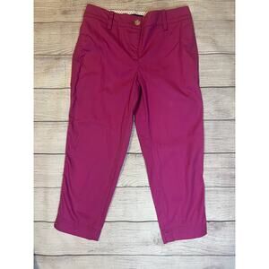 Talbots Perfect Crop Pants 2P Pink Capri Women’s Excellent Condition